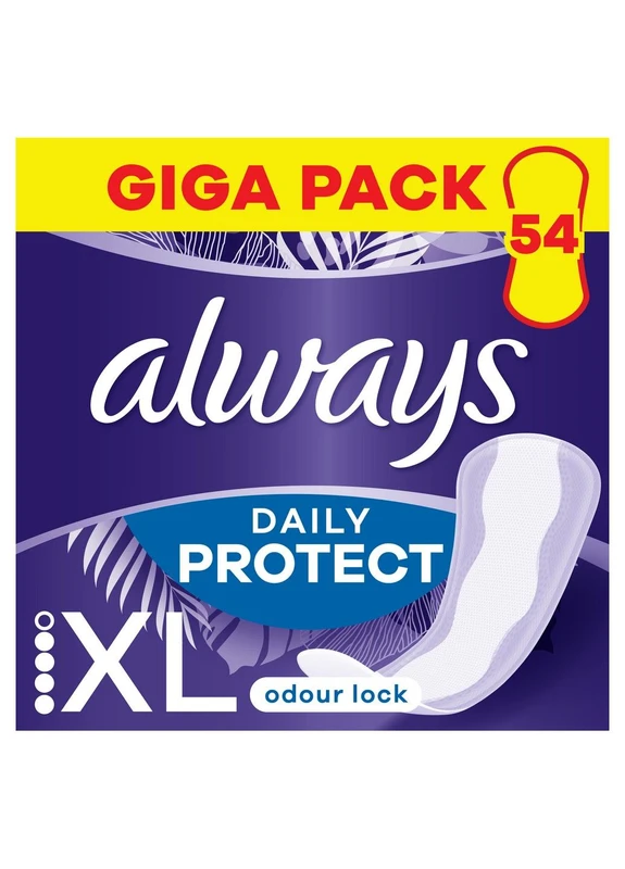 Прокладки ежедневные Always Daily Protect XL нейтрализация запаха, 54 штук
