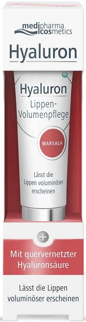 Бальзам для губ Medipharma Cosmetics Hyaluron Marsala для об'єму, 7 мл
