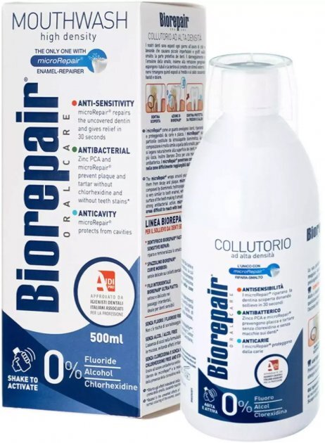 Ополаскиватель BioRepair Plus Профессиональная защита и восстановление, 500 мл