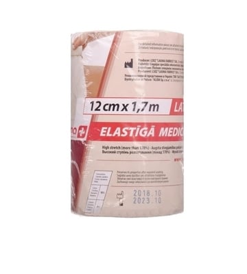 Бинт эластичный Lauma модель 2 Latex Free высокой растяжимости 1,7 м х 12 см