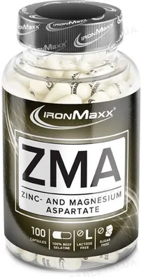 Комплекс ZMA IronMaxx ZMA, 100 капсул