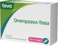 Омепразол-Тева капсулы гастрорезист. тв. по 20 мг №30 (10х3)