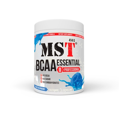 Комплекс аминокислот MST Nutrition BCAA Essential Professional голубая малина, 414 г