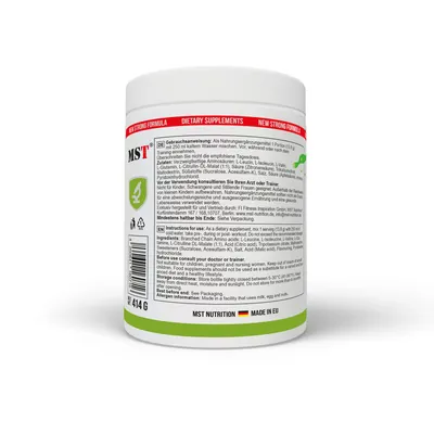 Комплекс амінокислот MST Nutrition BCAA Essential Professional полуниця-ківі, 414 г