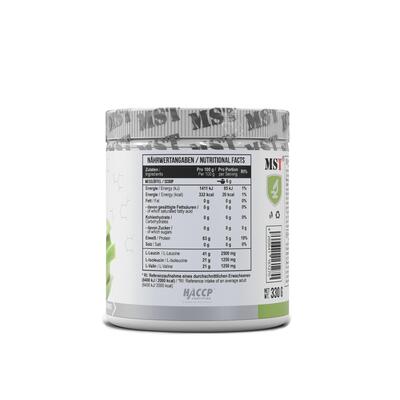 Комплекс аминокислот MST Nutrition BCAA Zero зеленое яблоко, 55 порций, 330 г