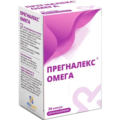 Прегналекс Омега VitaCore капсули №36 (12х3)