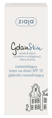 Крем для лица Ziaja GdanSkin SPF15 осветляющий, 50 мл