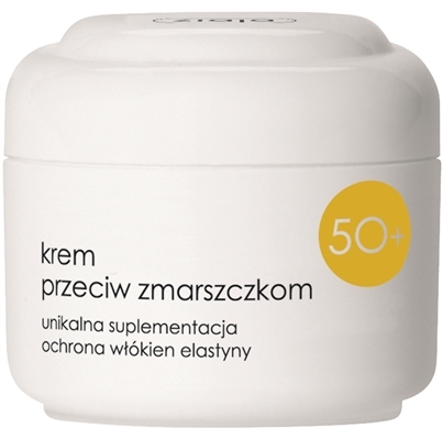 Крем для лица Ziaja 50+ SPF6 питательный против морщин, 50 мл
