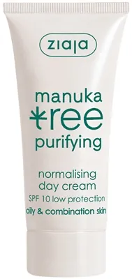 Крем для обличчя Ziaja Листя мануки SPF10 денний, 50 мл