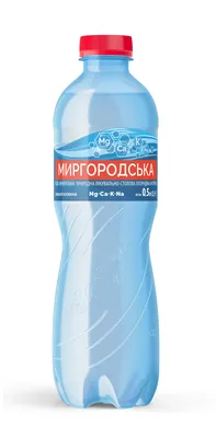 Вода мінеральна Миргородська сильногазована, 0,5 л