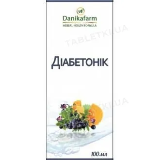 Діабетонік Данікафарм розчин по 100 мл у флак.