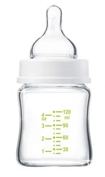Пляшечка антиколікова Canpol babies EasyStart 79/001 скляна з силіконовою соскою, 120 мл
