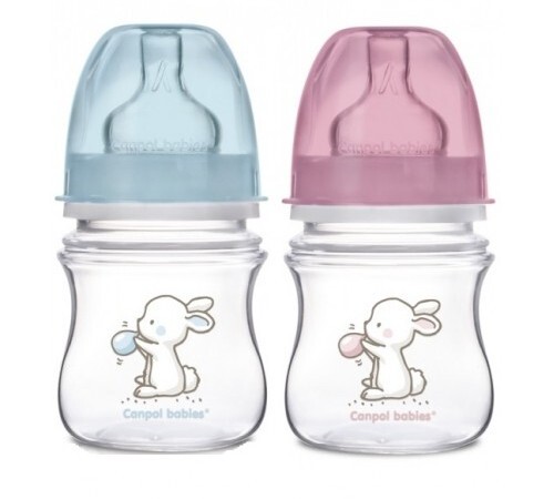 Бутылочка для кормления Canpol Babies Easystart Little Cutie 35/218 антиколиковая с силиконовой соской, 120 мл