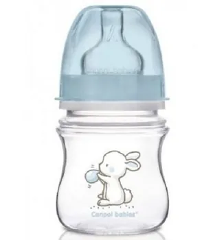Пляшечка для годування Canpol Babies Easystart Little Cutie 35/218 антиколікова з силіконовою соскою, 120 мл