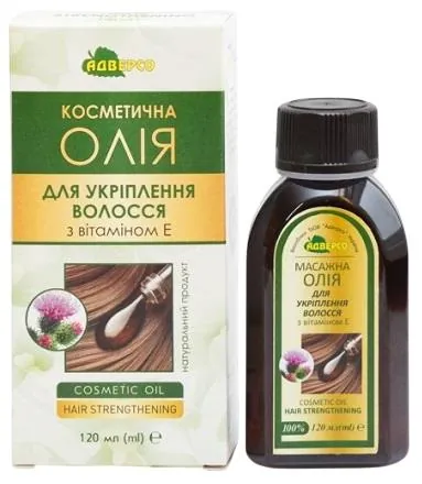 Олія косметична Адверсо для зміцнення волосся, 120 мл