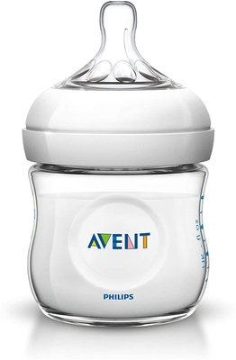 Пляшечка для годування Philips Avent Naturals Anti-Colic SCF690/17 з силіконовою соскою, з народження, 125 мл