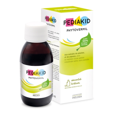 Педиакид PEDIAKID Phytovermil Фитовермил сироп против паразитов для детей, 125 мл