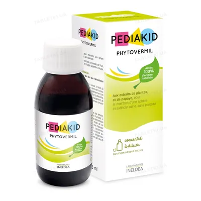 Педіакід PEDIAKID Phytovermil Фітоверміл сироп проти паразитів для дітей, 125 мл