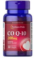 Коензим Q-10 Puritan's Pride CO Q10 200 мг (Q-SORB), 30 гелевих капсул