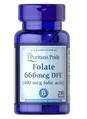 Фолієва кислота Puritan's Pride Folic Acid 400 мкг, 250 таблеток