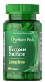 Железо сульфат Puritan's Pride Iron Ferrous Sulfate 28 мг, 100 таблеток