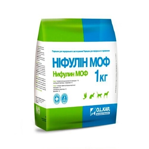 Ніфулін МОФ (ДЛЯ ТВАРИН) порошок для непродуктивних тварин, 1 кг