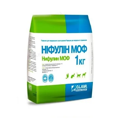 Ніфулін МОФ (ДЛЯ ТВАРИН) порошок для непродуктивних тварин, 1 кг
