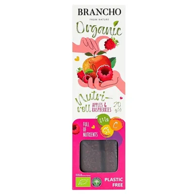Фруктовий рол Brancho Organic органічний Яблуко-малина, 20 г