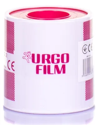 Пластир медичний Urgo Urgofilm на полімерній основі прозорий 5 м х 5 см, 1 штука
