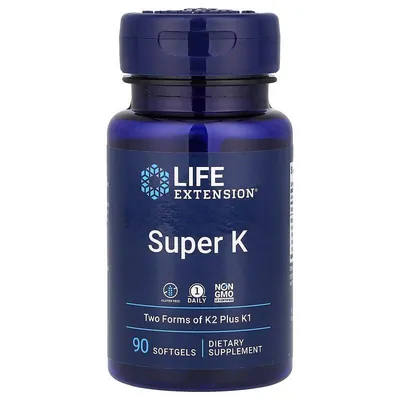 Супер К Life Extension Super K, 90 м'яких желатинових капсул