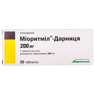 Миоритмил-Дарница таблетки по 200 мг №30 (10х3)