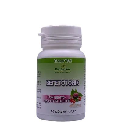 Вегетотонік GreenSet, 90 таблеток