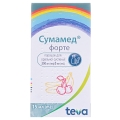 Сумамед форте порошок д/ор. сусп. 200 мг/5 мл по 15 мл (600 мг) у флак.