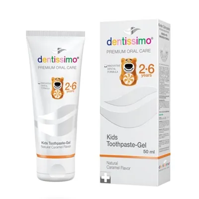 Зубна паста Dentissimo Kids, карамель, 50 мл