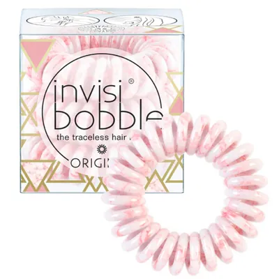 Резинка-браслет для волосся Invisibobble Original Marblelous Pinkerbell, 3 шт