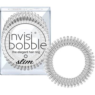 Резинка-браслет для волос Invisibobble Slim Chrome Sweet Chrome, 3 шт