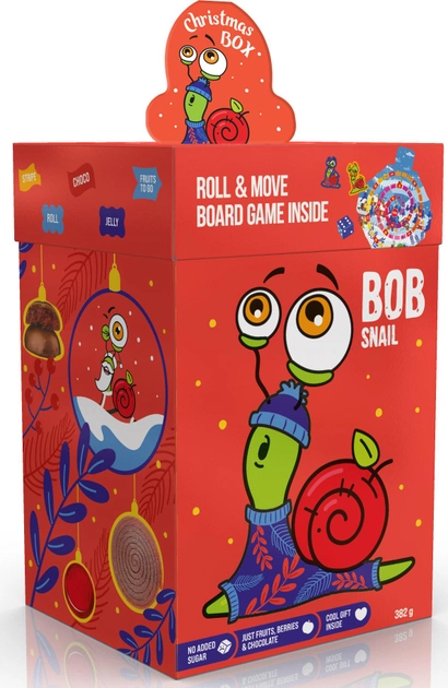 Набор Bob Snail Рождественский бокс с игрушкой, 382 г