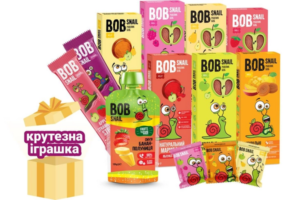 Набор Bob Snail Рождественский бокс с игрушкой, 382 г