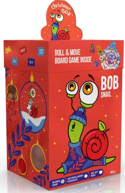 Набір Bob Snail Christmas box Різдвяний бокс з іграшкою, 382 г