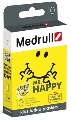 Набор пластырей медицинских Medrull детских Тату "Mr. HAPPY" бактерицидных на полимерной основе, 25 мм х 57 мм, 10 штук