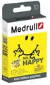 Набір пластирів медичних Medrull Mr.Happy kids tattoo plasters дитячих бактерицидних на полімерній основі, 25 мм х 57 мм, 10 штук