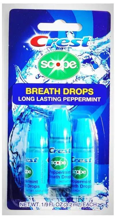 Капли Crest Scope для свежести дыхания, 3,2 мл