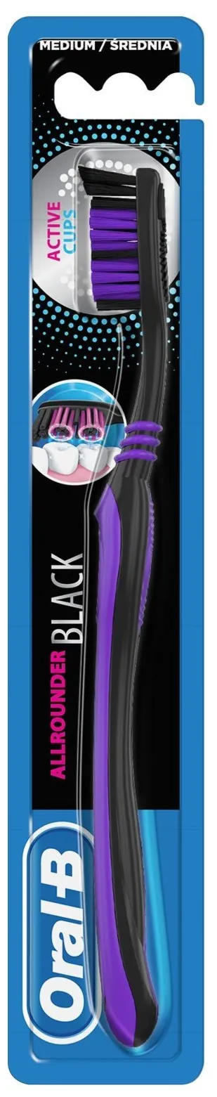 Зубна щітка Oral-B Всебічне чищення  Black 40 середньої жосткості, 1 шт