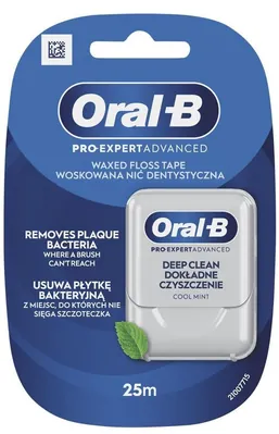 Зубна нитка Oral-B Pro-Expert Clinic Line Прохолодна м'ята, 25 м