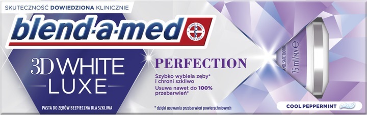 Зубная паста Blend-a-med 3D White Luxe Совершенство, 75 мл