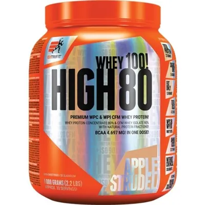 Протеїн сироватковий змішаний Extrifit High 80 Whey 100! яблучний штрудель, 1 кг