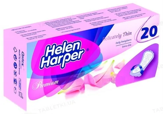 Прокладки щоденні Helen Harper Premium Delicately Thin, 20 штук