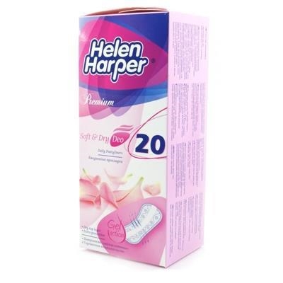 Прокладки ежедневные Helen Harper Premium Soft & Dry Deo, 20 штук