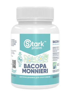 Бакопа Моньє Stark Pharm Bacopa Monnieri 500 мг, 60 капсул
