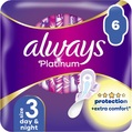 Прокладки гігієнічні Always Platinum Day&Night, 5 крапель, 3 розмір, 6 шт